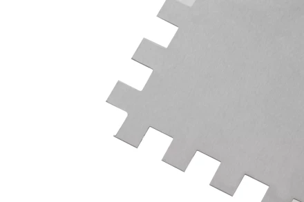 Гладилка из нержавеющей стали, 280 х 130 мм, зеркальная полировка, пластмассовая ручка, зуб 8 х 8 мм Matrix 86782 купить в Урае