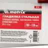 Гладилка из нержавеющей стали, 280 х 130 мм, зеркальная полировка, пластмассовая ручка, зуб 8 х 8 мм Matrix 86782 купить в Урае