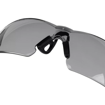 Очки защитные открытые Denzel 89193, поликарбонатные, дымчатая линза, 2х комп.дужки купить в Урае