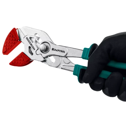 Клещи переставные-гаечный ключ с двухкомпонентными рукоятками и пластиковыми накладками 22067 купить в Урае