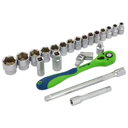 Набор инструментов 32 предмета, CrV, 1/2&quot; Сибртех 13527 купить в Урае