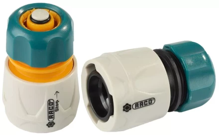 Набор соединителей RACO &quot;Original&quot; (шланг-насадка) с автостопом, 1/2&quot; 4250-55265B купить в Урае