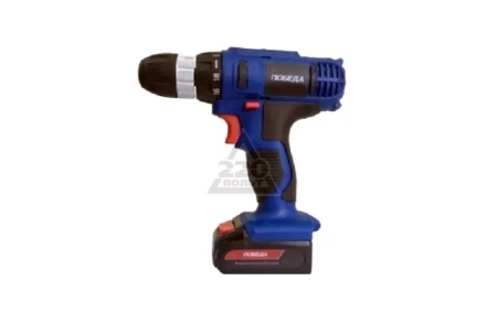 Дрель-шуруповерт аккумуляторная Победа ДА-20/2 Ли купить в Урае