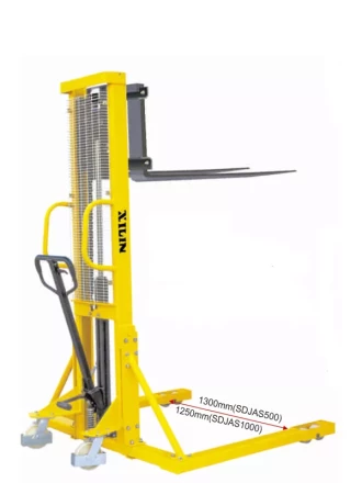 Штабелер гидравлический 0,5 т 1,6 м XILIN SDJAS500 с раздвижными вилами и расширенными опорами 1006807 купить в Урае