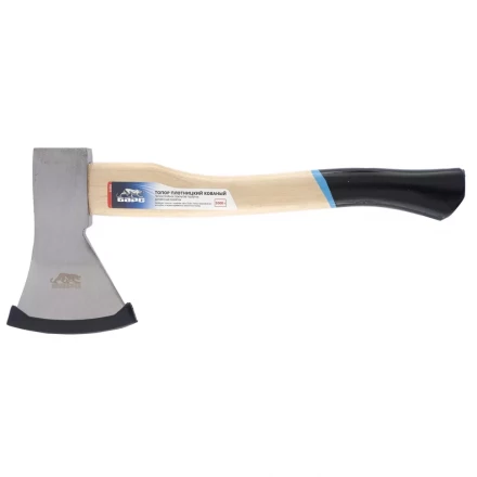 Топор плотницкий кованый деревянная рукоятка 600гр пескоструйное покрытие полотна БАРС 21652 купить в Урае