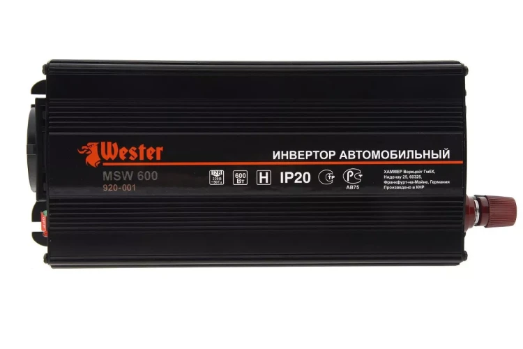 Преобразователь напряжения WESTER MSW600 купить в Урае