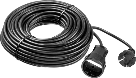 ЗУБР ПВС-207-Ш, ПВС, 2 x 0.75 мм2, 50 м, 2200 Вт, силовой удлинитель-шнур (55023-50) купить в Урае