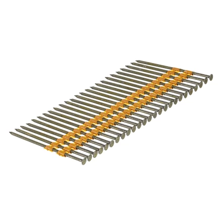 Гвозди для пнев. нейлера крашен. длина 90 мм диаметр 3.05 мм 2000 шт  Denzel 57700 купить в Урае