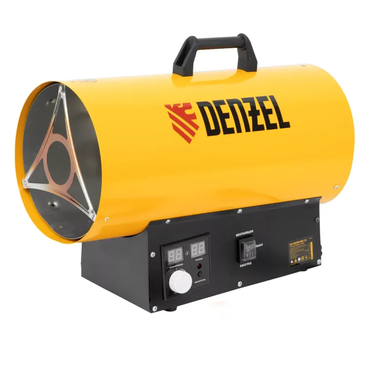 Газовая тепловая пушка GHG-15i, 15 кВт, цифровой термостат, пропан-бутан// Denzel 96478 купить в Урае