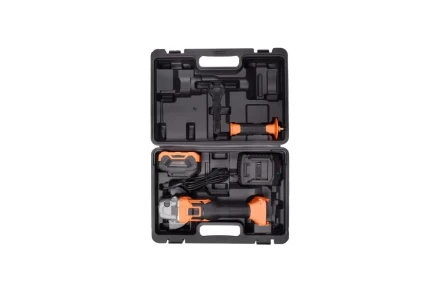 Углошлифовальная машина аккумуляторная АУШМ-125/20Li (в комплекте 1 АКБ и ЗУ) в кейсе Вихрь 72/12/25 купить в Урае