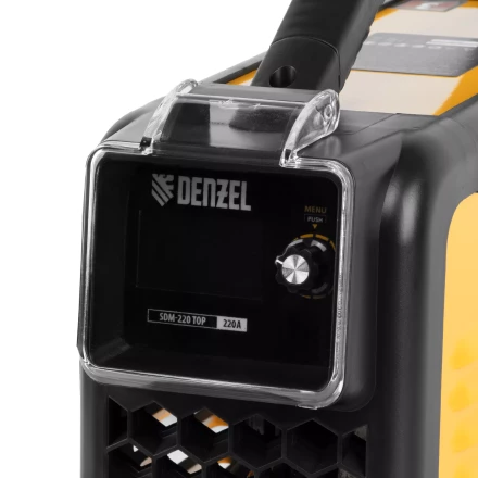 Аппарат инвертор. дуговой сварки SDM-220 Top, 220 А, ПВ 60% кейс// Denzel 94358 купить в Урае