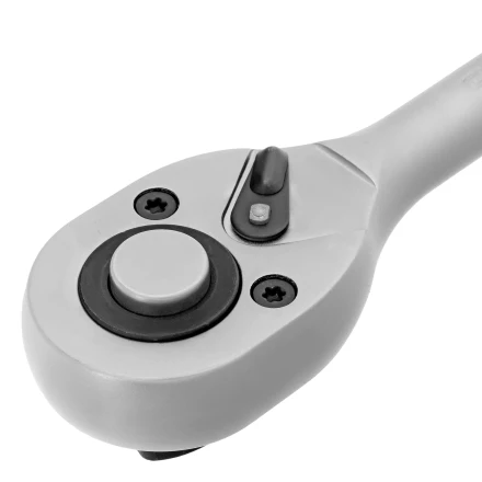 Ключ-трещотка 1/2&quot; Сибртех, 45 зубьев, с быстрым сбросом, матовый хром 14023 купить в Урае