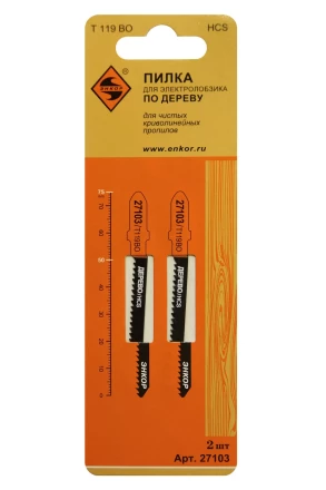 Пилка для электролобзика T119 BO 2 шт. Энкор 27103 купить в Урае