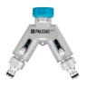 Разветвитель двухканальный Palisad 65832, с внутренней резьбой 3/4",алюминий, LUXE купить в Урае