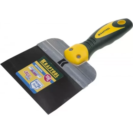 Шпатель KRAFTOOL фасадный с двухкомпонентной ручкой, нержавеющее полотно, 150мм 10036-150 купить в Урае