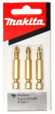Биты Makita PZ2 50мм 3шт, алмазные (P-38679) купить в Урае