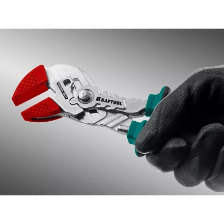 Клещи переставные-гаечный ключ с двухкомпонентными рукоятками и пластиковыми накладками 22066 купить в Урае