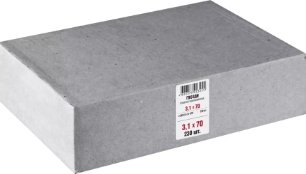 Гвозди ершеные чертеж № 7811-7120 коробка серия МАСТЕР купить в Урае