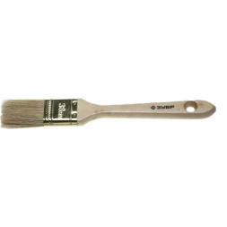 Кисть плоская  ЗУБР "УНИВЕРСАЛ-ЭКСПЕРТ", натуральная щетина, деревянная ручка, 38мм 4-01005-038
