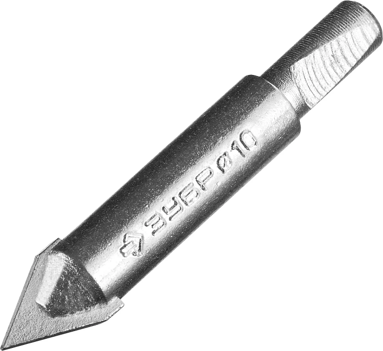 Коронка-чашка ЗУБР "ПРОФЕССИОНАЛ" c карбид-вольфрамовым нанесением, 67 мм, высота 25 мм, в сборе с державкой и сверлом 33360-067_z01 купить в Урае