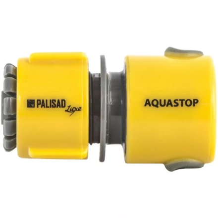 Соединитель пластмассовый быстросъемный для шланга 1/2&quot; аквастоп LUXE PALISAD 66472 купить в Урае