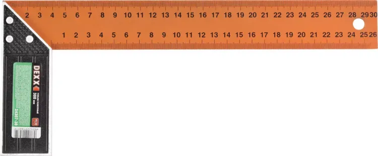 Угольник DEXX столярный, стальное полотно, 300мм 34307-30 купить в Урае