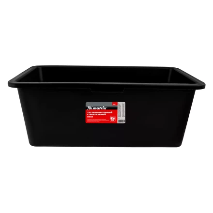Таз прямоугольный строительный усиленный, 80 л Matrix 81472 купить в Урае