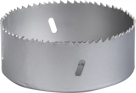 Коронка ЗУБР &quot;ЭКСПЕРТ&quot; биметаллическая, быстрорежущая сталь, глубина сверления до 38мм, d-114мм 29531-114_z01 купить в Урае