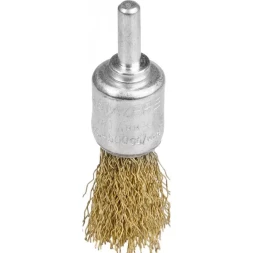 STAYER "PROFESSIONAL". Щетка кистевая для дрели, витая стальная проволока 0,3мм, 17мм 35113-17