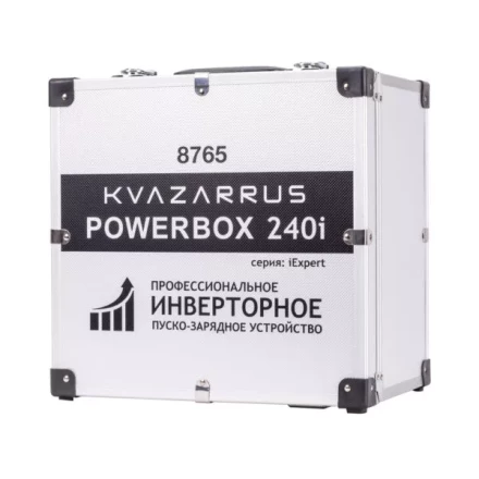 Инверторное пуско-зарядное устройство KVAZARRUS PowerBox 240i таймер и алюминиевый кейс купить в Урае