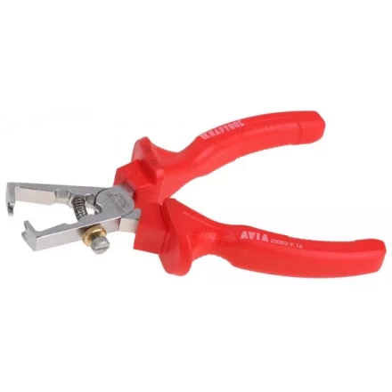 Клещи &quot;AVIA&quot; для снятия изоляции, диэлектрические 1000В, маслобензостойкая рукоятка, 160мм, KRAFTOOL 22002-9-16 22002-9-16 купить в Урае