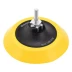 Тарелка опорная для дрели и УШМ с липучкой Denzel, 125 мм, мягкая, с адаптером c М14 на d8, 76248 купить в Урае