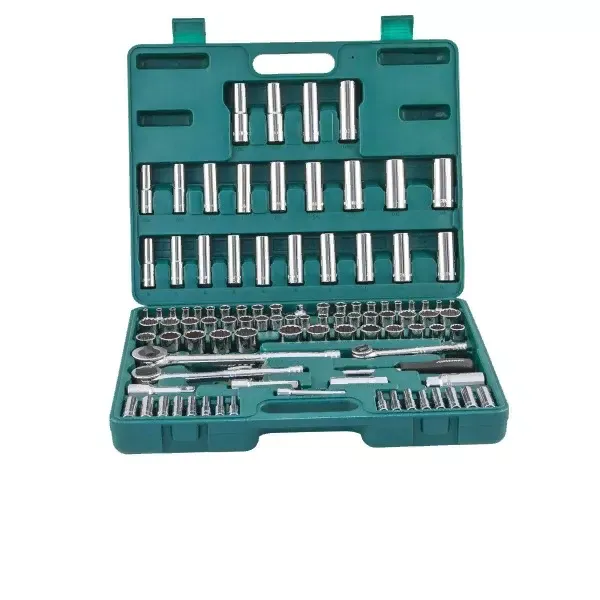 Набор головок торцевых  универсальный 1/2" 1/4" 3/8"DR  5/32-15/16"  4-22мм  ключи угловые 5/64"-1/4"  107предмета  S05Н48107S Jonnesway 48055 купить в Урае