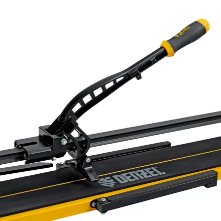 Плиткорез рельсовый Denzel 800х16мм, каретка на подш., стальная станина, усил. рукоятка-пенал 877016 купить в Урае