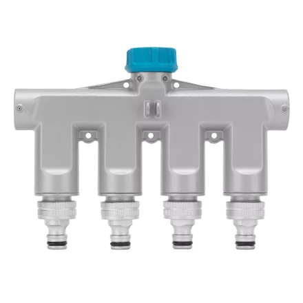 Разветвитель четырёхканальный Palisad 65833, с внутренней резьбой 3/4&quot;, алюминий, LUXE купить в Урае