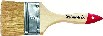 Кисть плоская &quot;Стандарт&quot; 1&quot; (25 мм) натуральная щетина деревянная ручка  MATRIX 82520 купить в Урае