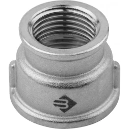 Муфта ЗУБР "ЭКСПЕРТ" переходная, никелированная латунь, 1/2"-3/4" 51292-1/2-3/4