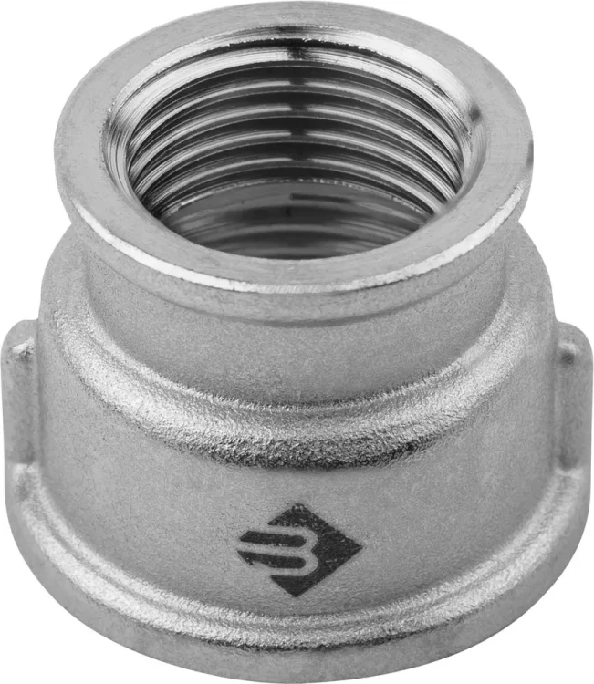 Муфта ЗУБР "ЭКСПЕРТ" переходная, никелированная латунь, 1/2"-3/4" 51292-1/2-3/4 купить в Урае