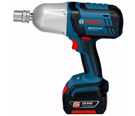 Гайковерт аккумуляторный ударный BOSCH GDS 18 V-Li HT 2х4 Ач в кейсе купить в Урае