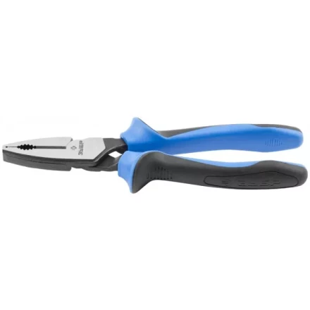 Плоскогубцы ЗУБР &quot;ПРОФЕССИОНАЛ&quot; &quot;ТИТАН&quot; комбинир, двухкомп рукоятка, увелич передаточ усилие, повыш износостойкость, 200 мм 2207-1-20 купить в Урае