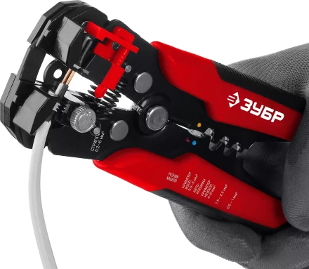 ЗУБР ТМ-1, 0.2 - 6 мм2, автоматический стриппер с винтом микронастройки (22645) купить в Урае