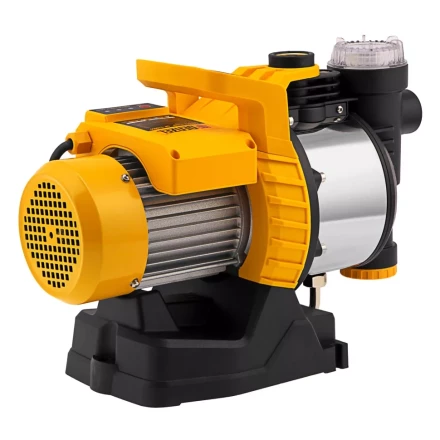 Садовый поверхностный насос Denzel 97305 GP1100SS, 1100 Вт, 4000 л/ч, подъем 45 м, пластик купить в Урае