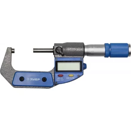 Микрометр ЗУБР &quot;ЭКСПЕРТ&quot; гладкий цифровой, МКЦ 50, диапазон 25-50мм, шаг измерения 0,001мм 34482-50 купить в Урае