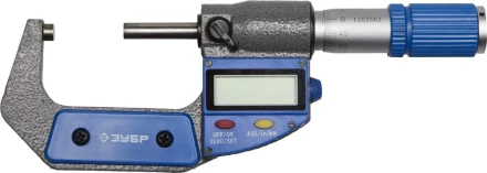 Микрометр ЗУБР &quot;ЭКСПЕРТ&quot; гладкий цифровой, МКЦ 50, диапазон 25-50мм, шаг измерения 0,001мм 34482-50 купить в Урае