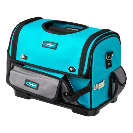 Переноска для инструмента Gross 90274, 400х225х300мм, пластиковое дно, наплечный ремень купить в Урае