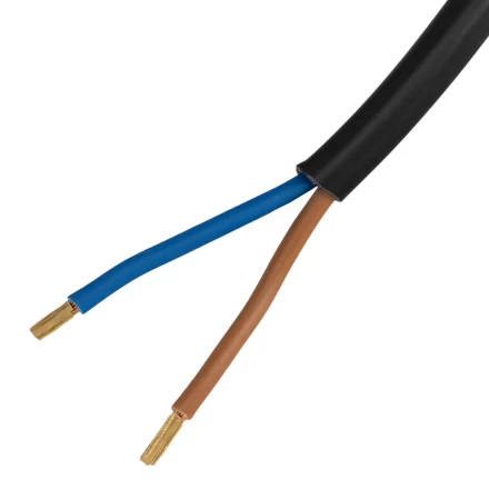 Шнур сетевой Denzel Energy Series, ПВС, 1,5 м, 2 x 1,5 мм, с неразборной вилкой, черный, 3 м, 37669 купить в Урае