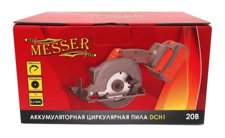 Аккумуляторная циркулярная пила MESSER DCH1 125мм 2Ач купить в Урае