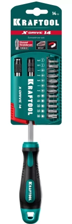 Набор: профессиональная отвертка X-Drive в наборе с битами 25814 купить в Урае