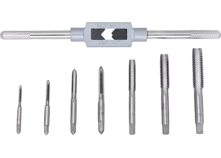 Набор метчиков М3-М12 8 предметов СИБРТЕХ 77308 купить в Урае