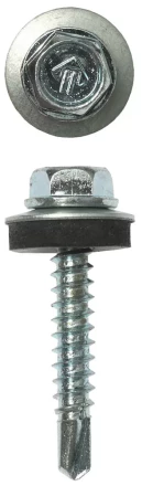 Саморезы ЗУБР &quot;ПРОФЕССИОНАЛ&quot; оцинков., для крепл. кров. матер. к дерев. обреш., 4.8х29мм, 2500шт 4-300310-48-029 купить в Урае